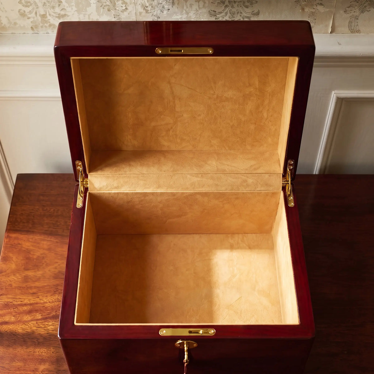 Devotion Adult Urn Chest - open view