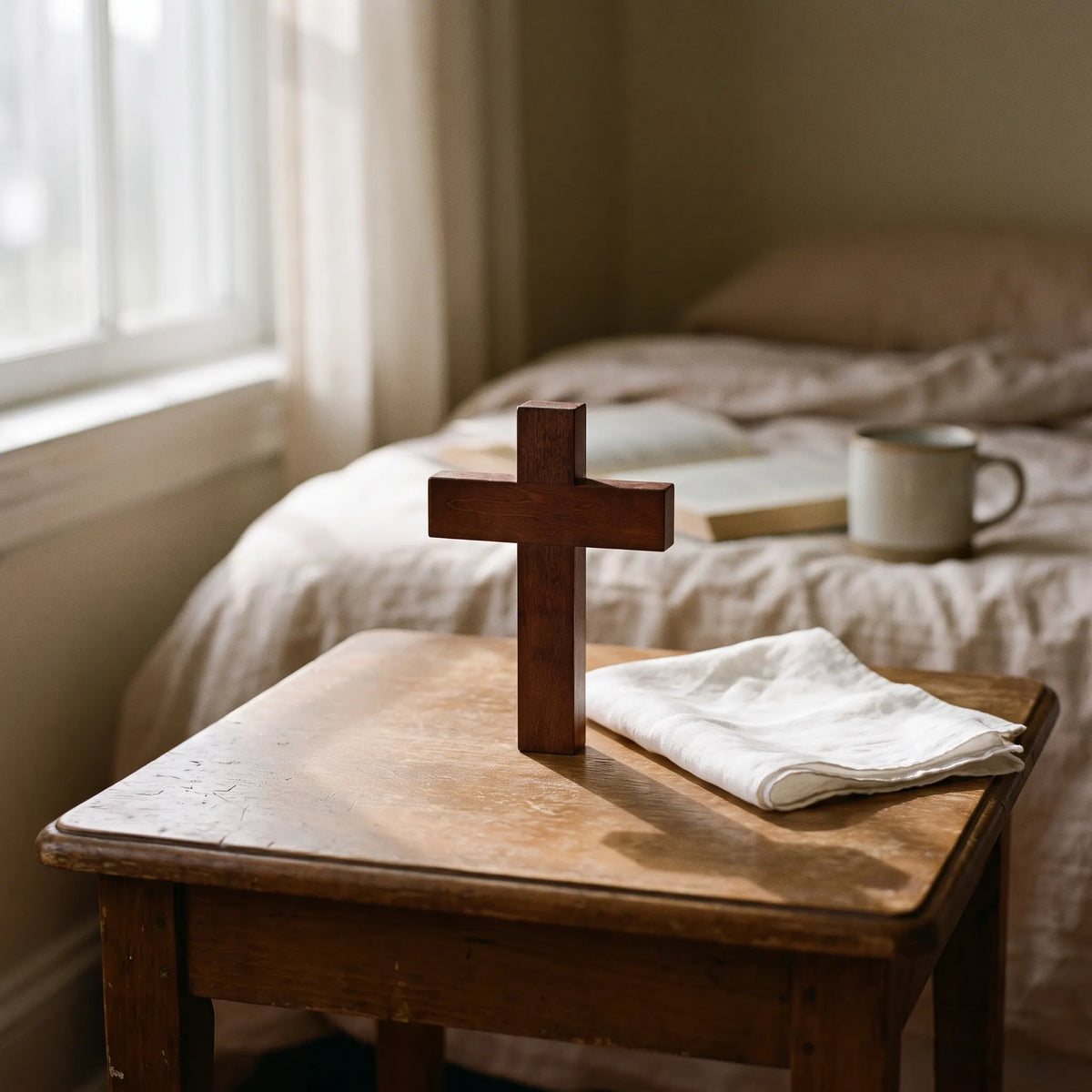 Faith Keepsake - shown in a home
