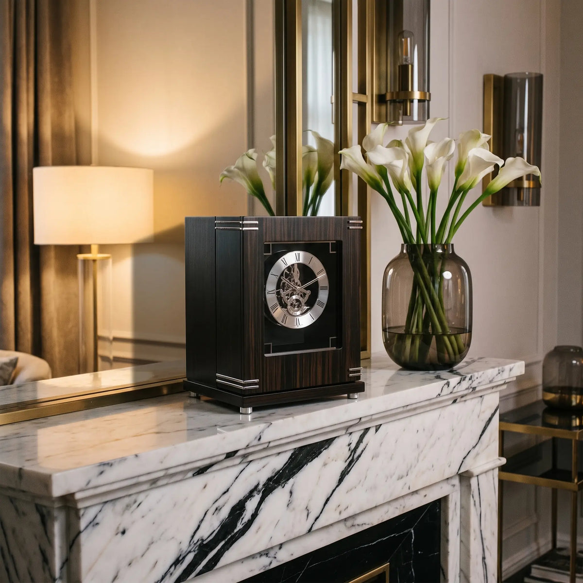 Midtown Adult Clock Urn - shown in a home