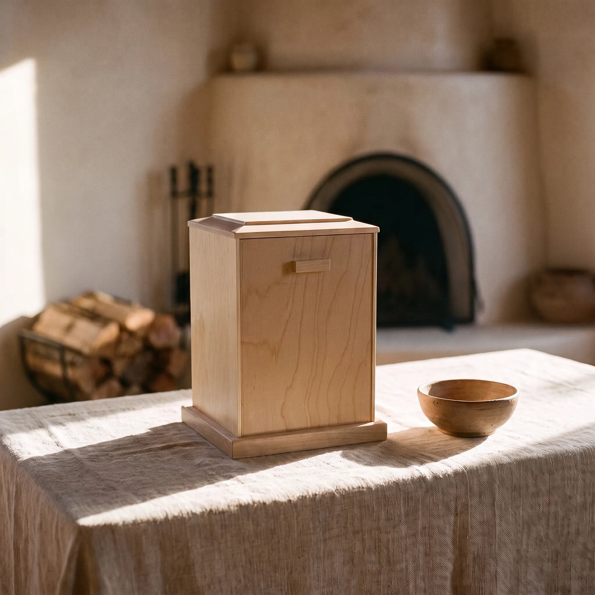 Covenant Maple Urn - back view