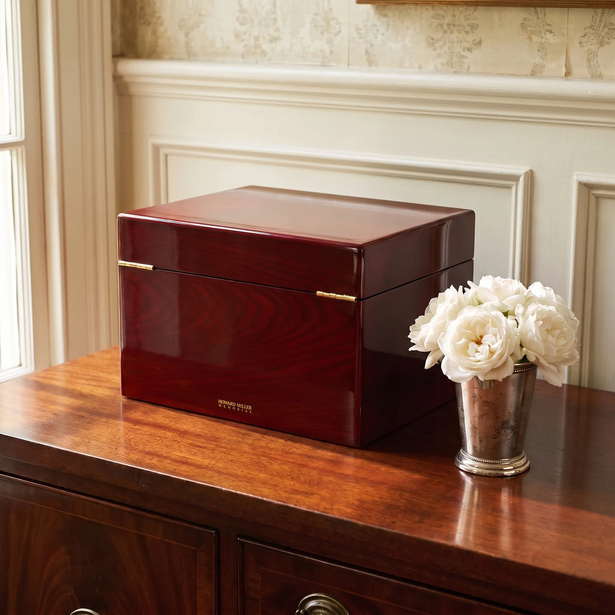 Devotion Adult Urn Chest - back view