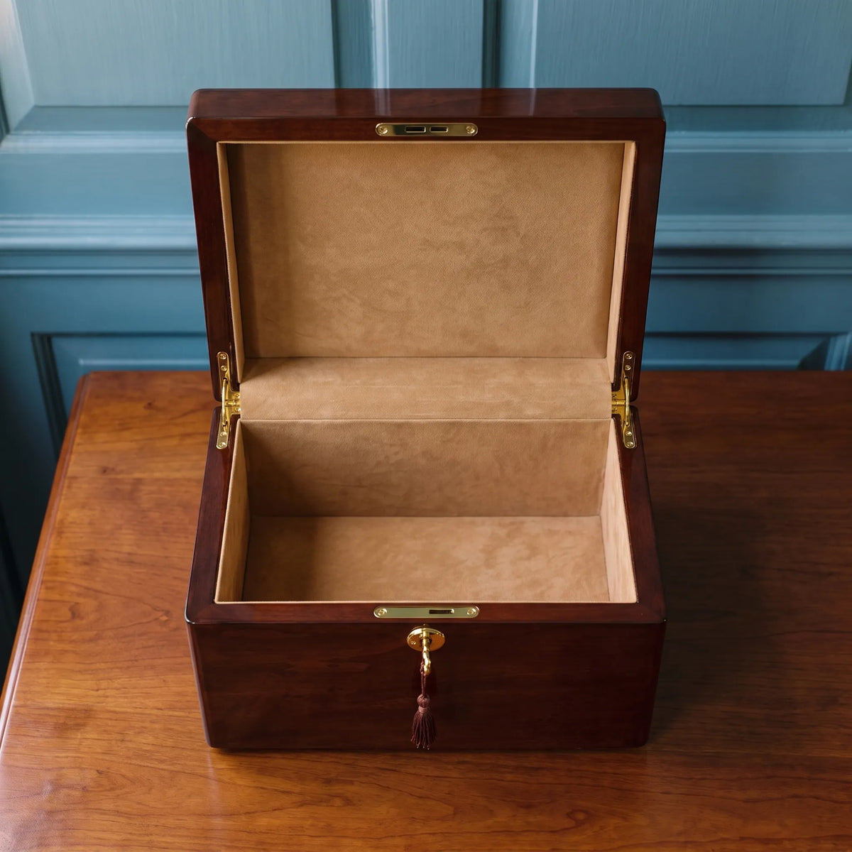 Devotion III Adult Urn Chest - open view