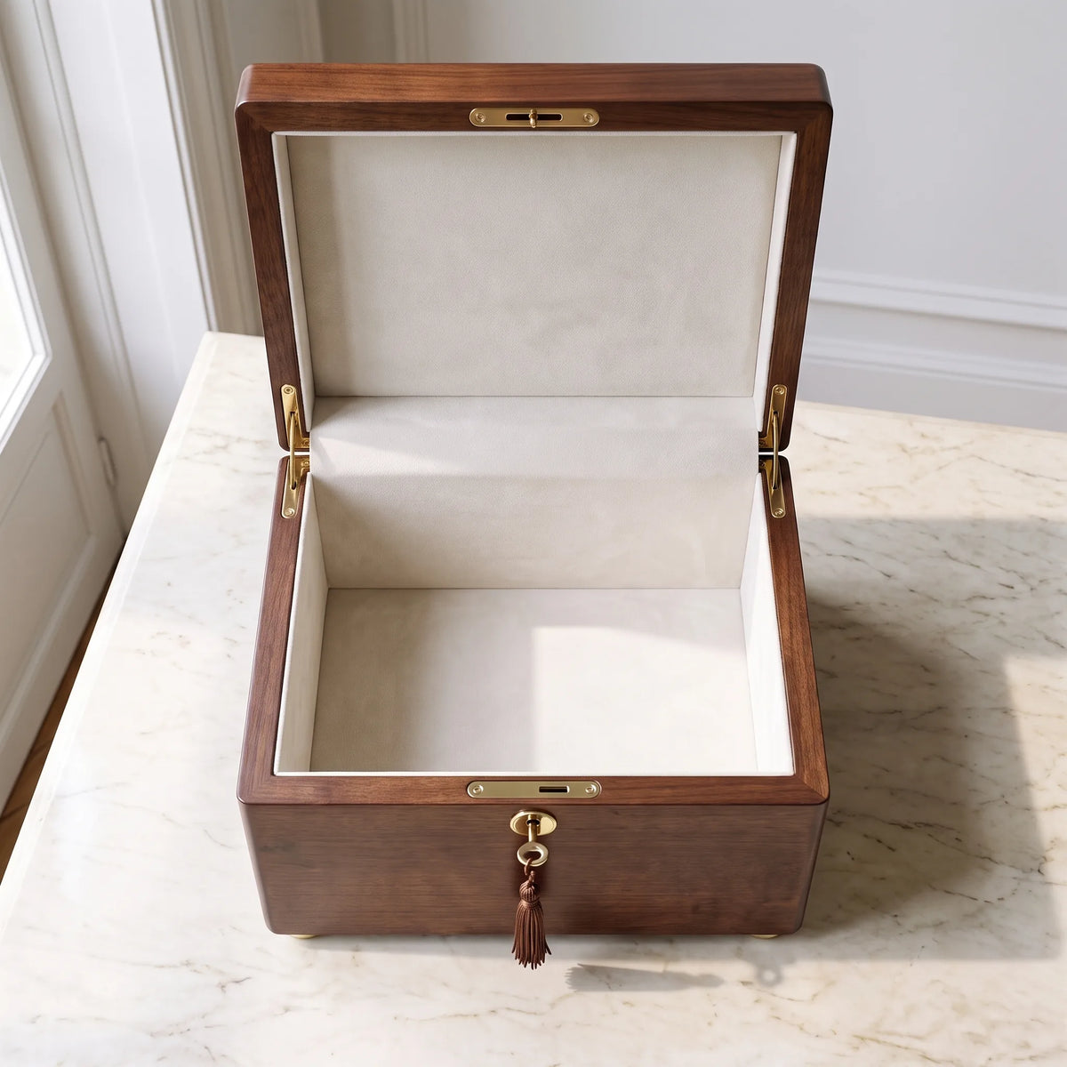 Reflections Adult Urn Chest - open view