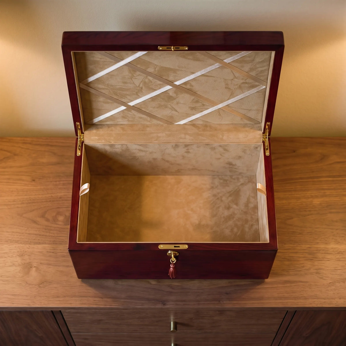 Remembrance Companion Urn Chest - open view