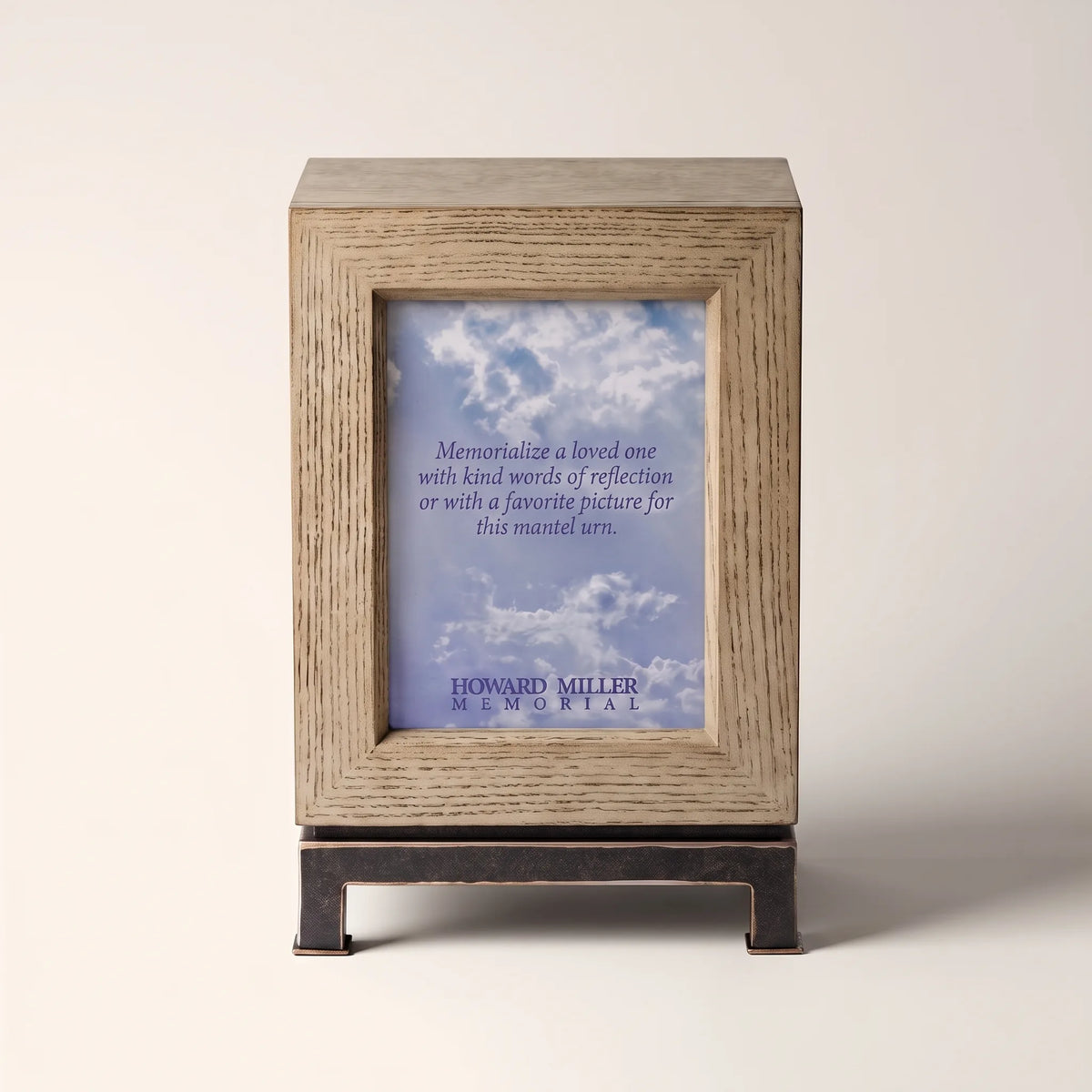 Metro Adult Photo Urn - front view