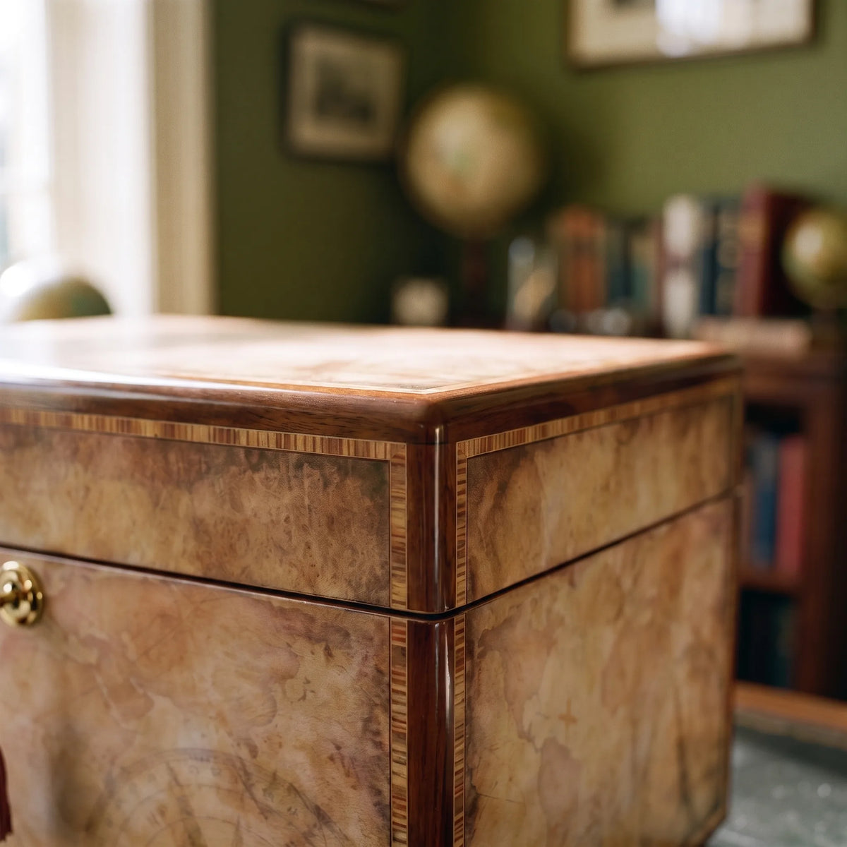 Traveler Adult Urn Chest - second close-up detail