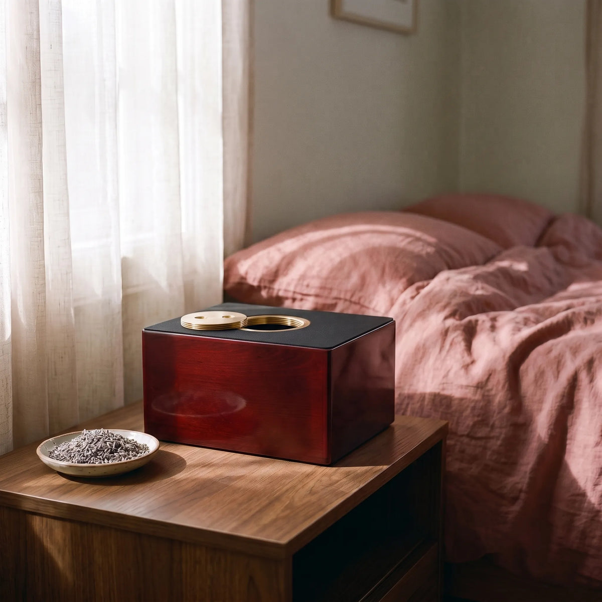 Cherish Adult Urn Chest - open view