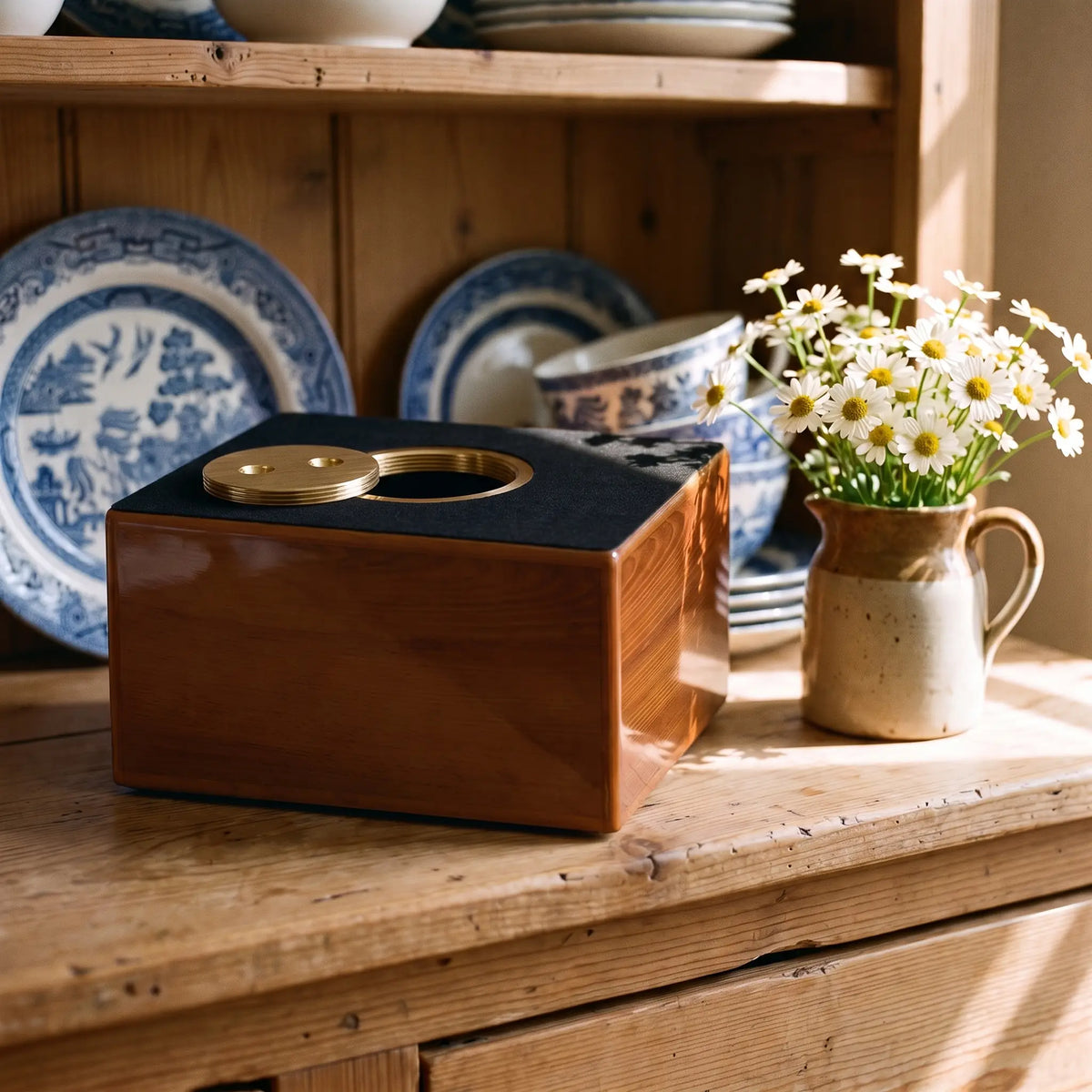 Cherish II Adult Urn Chest - open view